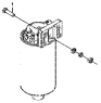 Установка топливного фильтра / Fuel preliminary filter installation group 1105B-T0400