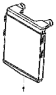 Промежуточный охладитель воздуха / Intercooler subassembly 1118A1-ZB6