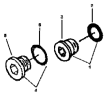 Охлаждающий трубопровод блока цилиндров / Cylinder body cooling circuit group BB9216