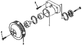 Привод вентилятора / Fan driving piece group FA9310