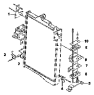 Установка радиатора / Radiator assembly group 1302A-T0500