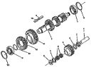 Промежуточный вал / Intermediate shaft T0504-DC12J-02