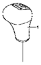 Рукоятка рычага переключения передач / Shift control handle group 1703A-T0900