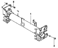 Поперечина балансирной подвески / Cross beam group- balance suspension 2801P-T0800