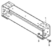 Поперечина задняя / Cross beam group- rear 2801Q-T0800