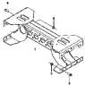 Поперечина вторая / Cross beam group- secondary cross beam 2831A-T0800