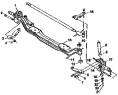 Передняя ось / Front axle subassembly 3001A3-ZB6