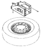 Кронштейн запасного колеса / Spare tyre carrier subassembly 3105A8-ZD10