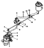 Трубопроводы гидроусилителя рулевого управления / Power steering pipe group 3405A-T0500