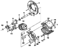 Тормоз среднего моста левый / Center left brake group 3502ZAS03-010