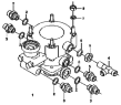 Пневмосистема / Trailer valve subassembly 3522B1-ZB7