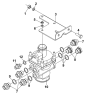 Пневмосистема / Load sensing valve group 3542A-T0402