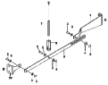 Пневмосистема / Load sensing valve tension rod subassembly 3542B-ZB700