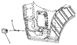 Освещение подножки / Step lamp group 3714D-C0100