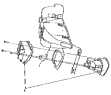 Фонарь поворота / Steering foot lamp group 3726D-C0100