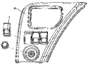 Выключатель передних противотуманных фар / Front fog lamp switch group 3750T-C0100