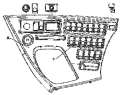 Переключатель освещения / Rear lamp switch group 3750U-C0100