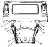 Задняя подвеска кабины / Steering room rear suspension group 5001B-C0300