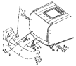 Солнцезащитный козырек / Sun shade group 8204B-C0300