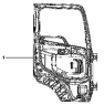 Дверь левая / Left door welding group 6101A-C0100