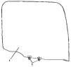 Стекло правой двери / Right door window group 6103B-C0100