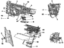 Замок двери / Right door lock group 6105B-C0101