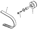 Привод компрессора кондиционера / Air conditioner driving piece group CF9118