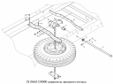 Держатель запасного колеса 1S10663150000