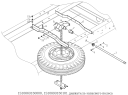 Держатель запасного колеса 1S10663150000, 1S10893150101
