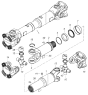 Вал карданный переднего моста 65224-2203011-20