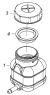 Бачок главного цилиндра привода сцепления 5320-1602560