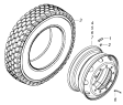 Колесо с шиной 65205-3101011