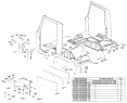 Установка оперения кабины 43255-8400006