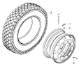 Колесо с шиной 65205-3101011
