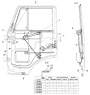 Установка стекол и арматуры двери 65115-6100005