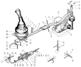 Установка управления коробкой передач для автомобилей с двигателем ЯМЗ-238Б