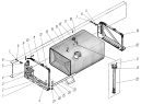 Установка топливного бака для автомобилей Урал-4320-0000110-61, 4320-0000111-61И03, 4320-0001112-61Р02, 5557-0001122-60, 4320-0000110-71, 5557-0001152-70И03