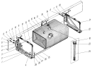 Установка топливного бака для автомобилей Урал-55571-0001121-60Р02, 55571-0001121-70И03