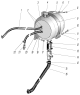 Установка расширительного бачка для автомобилей Урал-4320-0000110-61, 4320- 0000111-61И03, 4320-0001112-61Р02, 5557-0001122-60, 55571-0001121-60Р02