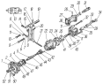 Насос гидроусилителя руля для автомобилей Урал-4320-0000110-61, 4320-0000111-61И03, 4320-0001112-61Р02, 5557-0001122-60, 55571-0001121-60Р02