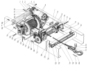 Лебедка с тросоукладчиком для автомобилей Урал-4320-0000110-61, 4320-0000110-71