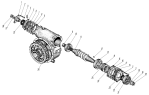 Редуктор лебедки для автомобилей Урал-4320-0000110-61, 4320-0000110-71