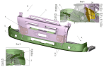 Установка переднего бампера 643019-2800003-050