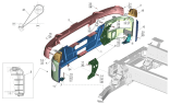 Установка переднего бампера 6516V8-2800003-000