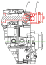 Установка коробки отбора мощности и насоса 5550V5-8600007-069