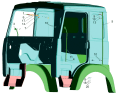 Установка поручней в кабине 6317-8200030