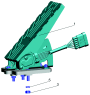 Установка педали управления двигателем 437143-1108002