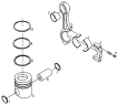 Поршень и шатун/Piston, Connecting Rod