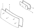 Стекло переднее и заднее/Cab Front/Rear Windshield