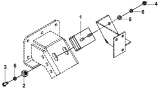 Кронштейн подвески двигателя передний/Cushion Assy., Engine Front Suspension